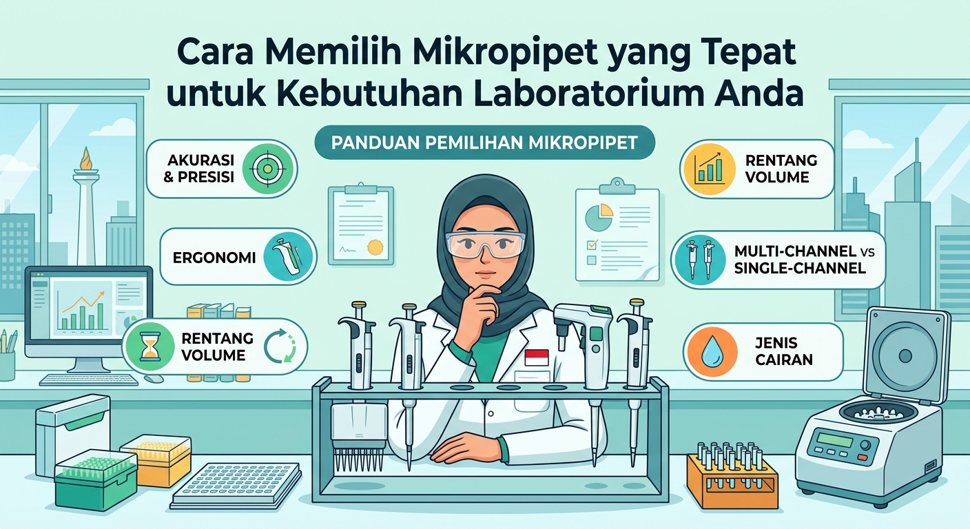Cara Memilih Mikropipet yang Tepat untuk Kebutuhan Laboratorium Anda